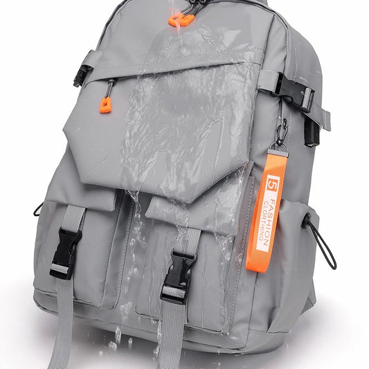 JMT-078154 Custom Logo Water-Repellent Men's Backpack with Large Capacity for Travel and College Students, 17 Inch Design