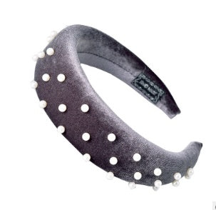 JMT-079818 Thickened Spongewool Hair Hoop with Wide Edge in Various Colors