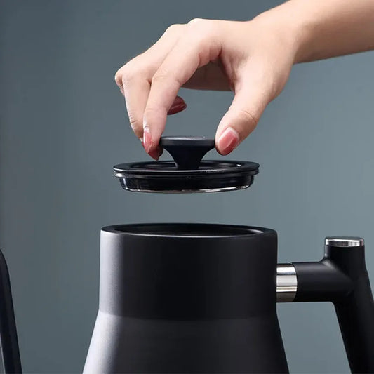 JMT-083850 Portable 800ML Stainless Steel Gooseneck Electric Kettle for Tea and Coffee Brewing