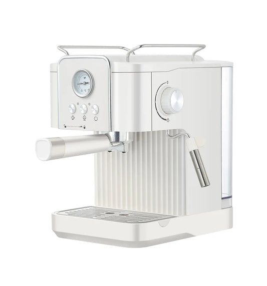 JMT-086858 Italian Semi-Automatic Espresso Machine for Home Use, Stainless Steel Cappuccino Maker, 15-20 Bar Pressure
