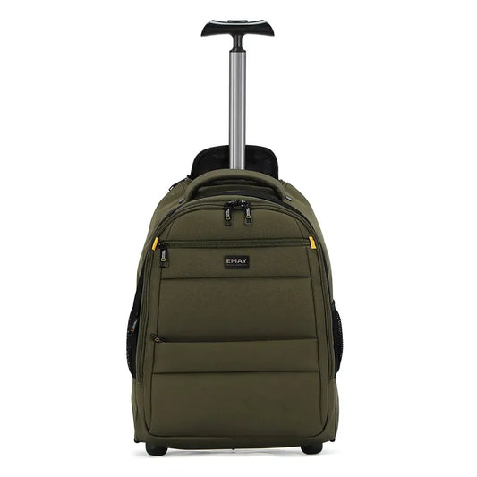 JMT-095818 Custom Trolley Backpack with Wheels for Air Travel and Cabin Use