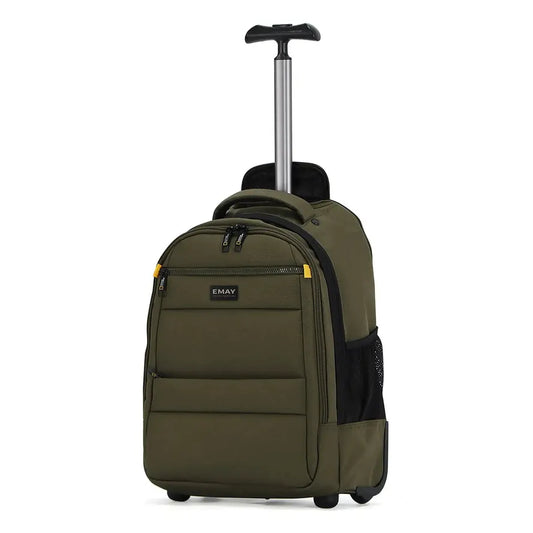JMT-095818 Custom Trolley Backpack with Wheels for Air Travel and Cabin Use