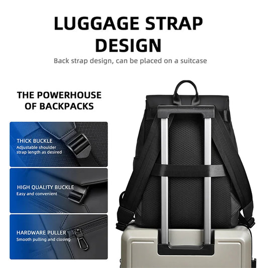 JMT-096266 Custom 17-Inch Casual Laptop Backpack for Men and Students