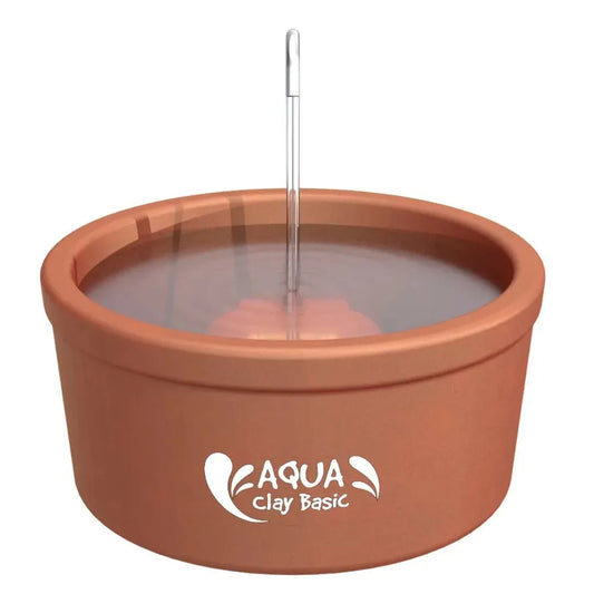 JMT-103370 Pet Water Fountain Aqua Clay 2.5L Capacity for Cats and Dogs
