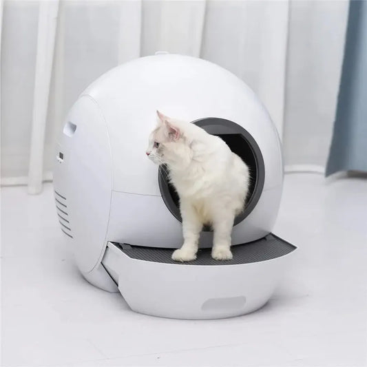 JMT-105674 Intelligent Wifi-Enabled Cat Litter Box with Automated Cleaning System