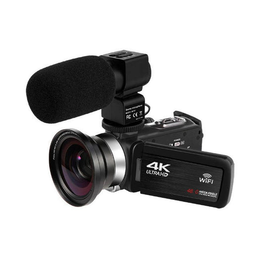 JMT-106826 4K Digital Video Camera with 3.0-Inch Touch Screen, WiFi Remote Control, and 18x Zoom