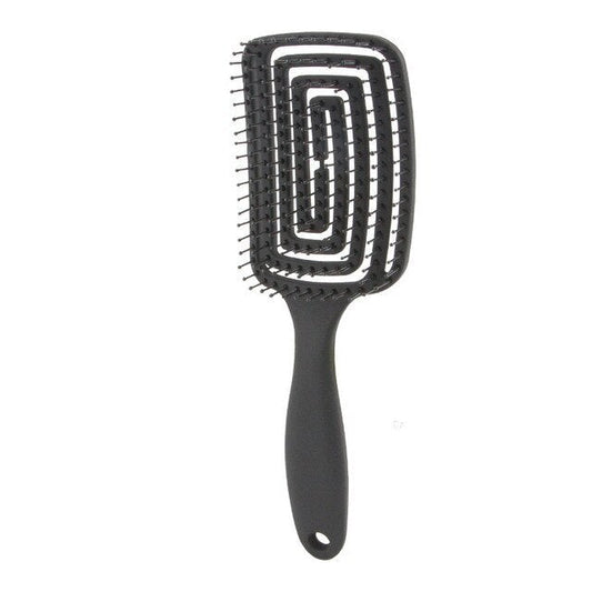 JMT-113034 Curved Black Comb with Eight Claws for Versatile Styling