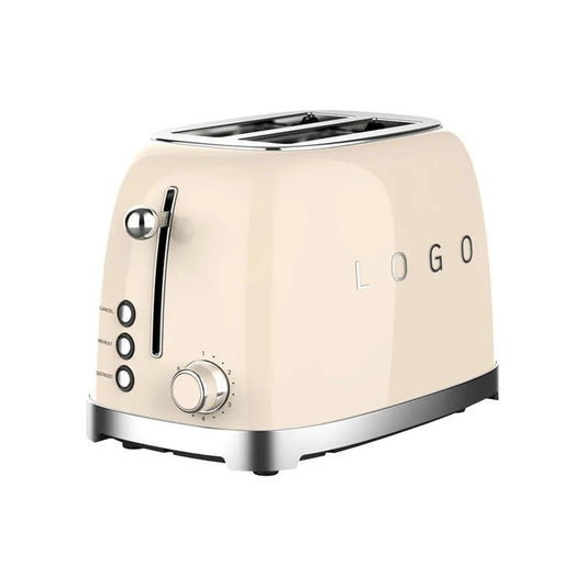 JMT-130826 Stainless Steel Toaster with Custom Logo and Cover, 1-6 Browning Levels for Kitchen Use