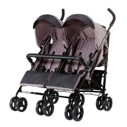 JMT-138058 Lightweight Twin Umbrella Stroller for Infants and Toddlers with Easy Fold and Adjustable Canopy