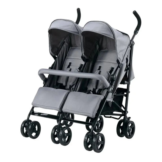 JMT-138058 Lightweight Twin Umbrella Stroller for Infants and Toddlers with Easy Fold and Adjustable Canopy
