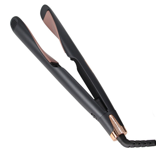 JMT-143818 2-in-1 Titanium Tourmaline Ceramic Hair Straightener & Curler with Adjustable Temperature