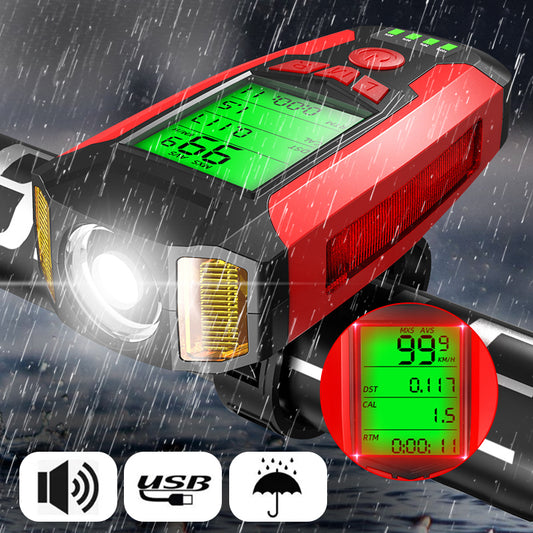 JMT-150346 Wireless Bicycle Headlight with Code Meter