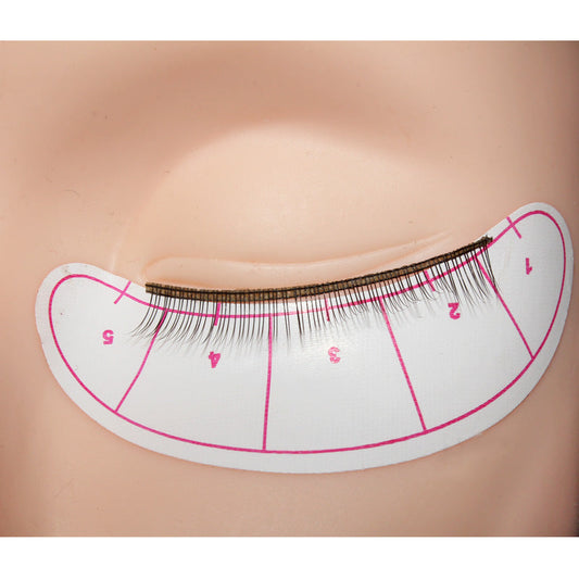 JMT-150538 Isolation Eye Stickers for Eyelash Grafting Practice - Tear Resistant and Tough Paper with Marked Scale for Novices