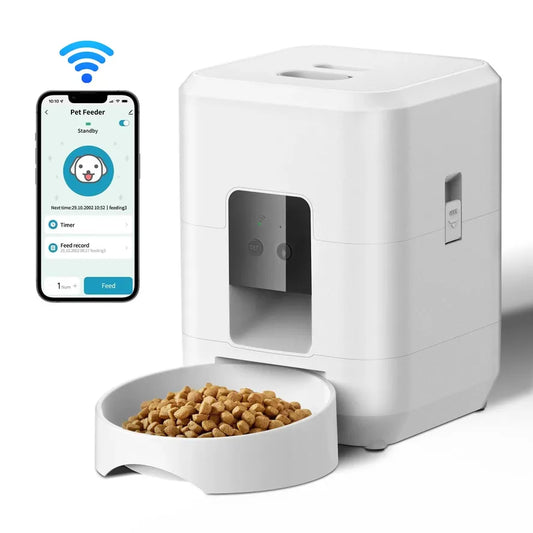 JMT-156554 Automatic 2L Smart Pet Feeder for Dogs and Cats with Timed Portion Control