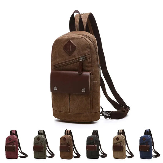 JMT-157066 Multifunctional Small Backpack for Men - Versatile Chest Messenger Bag