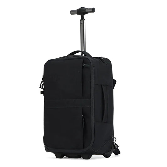 JMT-161354 Extra Large Carry-On Luggage Trolley Backpack with Wheels for Air Travel