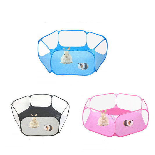 JMT-167242 Portable Playpen for Small Animals - Foldable Exercise Tent with Breathable Mesh Design for Indoor and Outdoor Use