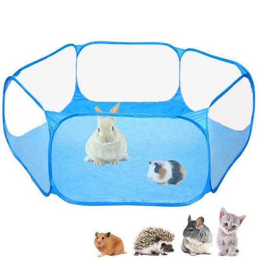 JMT-167242 Portable Playpen for Small Animals - Foldable Exercise Tent with Breathable Mesh Design for Indoor and Outdoor Use