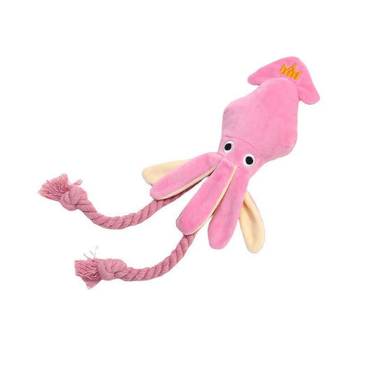 JMT-170506 Plush Sound Octopus Chew Toy for Cats and Small Dogs – Interactive Teething and Playtime Fun