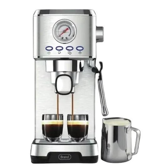 JMT-170506 Premium Espresso Machine with Powerful Steam Wand and 1L Detachable Water Tank for Making Cappuccinos and Lattes