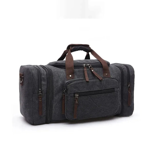 JMT-172234 Stylish Large Capacity Canvas Travel Tote Bag - Waterproof Luggage Duffel Bag