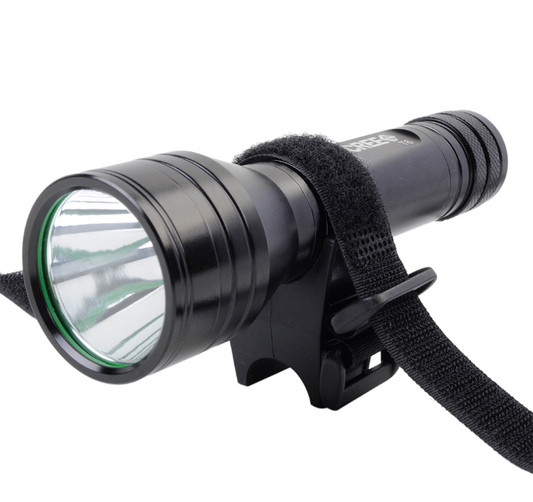 JMT-174346 LED Flashlight Strap for Bicycles - Adjustable and Durable Bike Accessory