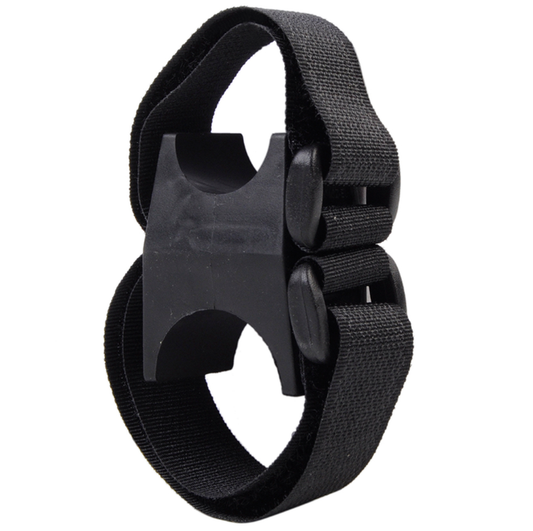 JMT-174346 LED Flashlight Strap for Bicycles - Adjustable and Durable Bike Accessory