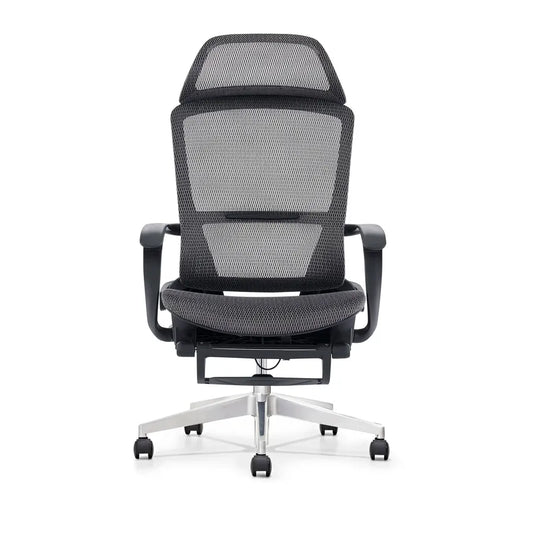 JMT-201738 Ergonomic Office Chair with Footrest and Mesh Back for Comfortable Sitting