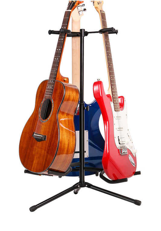JMT-206794 Adjustable Vertical Double-Headed Guitar Stand for Enhanced Stability and Convenience