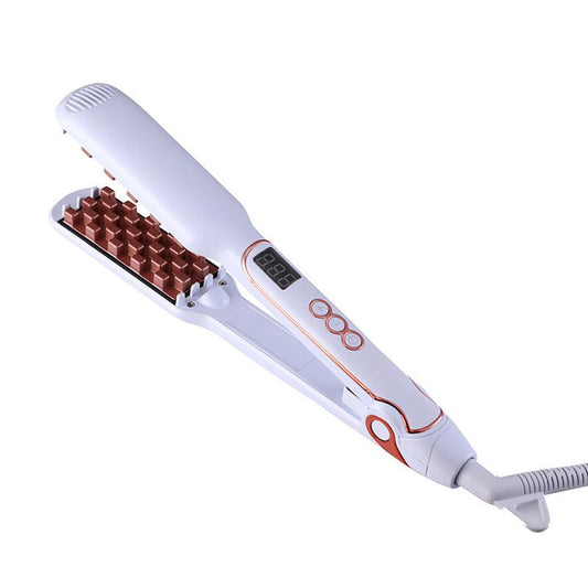 JMT-209354 Tourmaline Ceramic Fluffy Hair Straightener with Temperature Control for Wet and Dry Hair