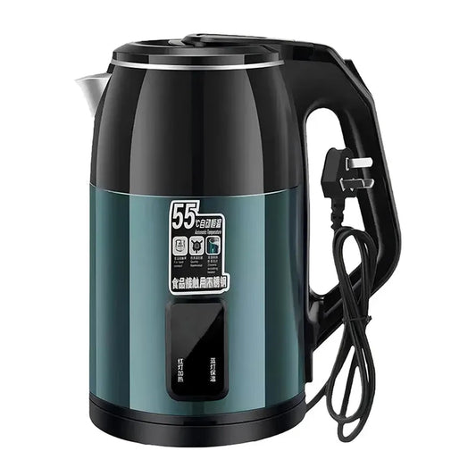 JMT-214922 3.0L Cordless Electric Kettle with 360° Rotational Base and LED Light, Stainless Steel Construction