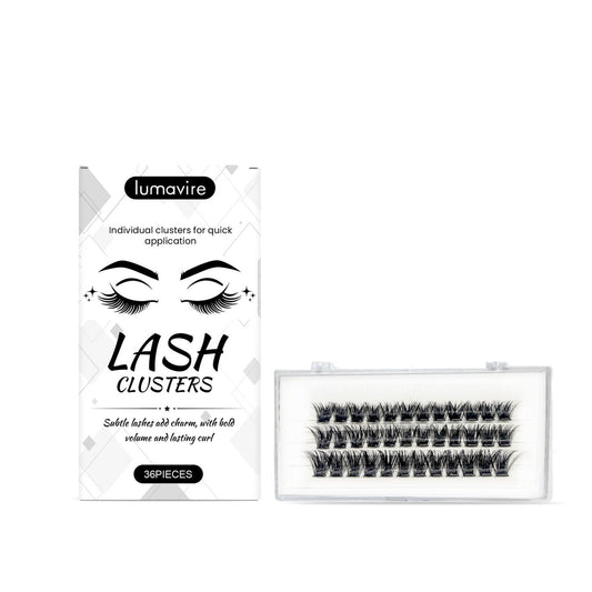 JMT-216074 Non-Adhesive Chemical Fiber False Eyelashes - 30 Pieces