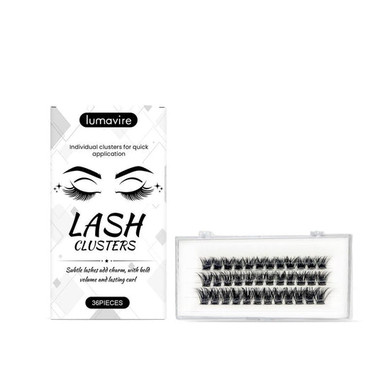 JMT-216074 Non-Adhesive Chemical Fiber False Eyelashes - 30 Pieces