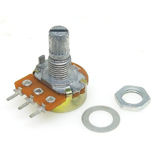 JMT-225034 Adjustable Dual Potentiometer 15-20mm, Single Connection, 300° Rotation Angle, 1-500k Ohm Options