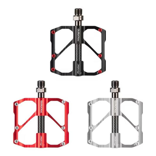 JMT-225546 Carbon Fiber Mountain Bike Bearing Pedals - Lightweight & Durable 3-Pedal Set