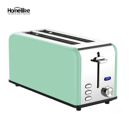 JMT-229130 4-Slice Electric Toaster with Smart Touch Screen and Dust Cover for Modern Kitchens