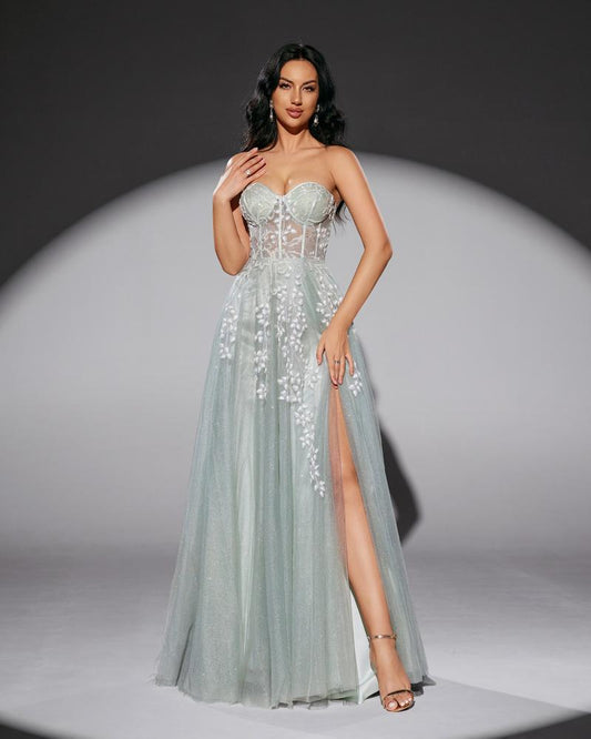 JMT-236298 Elegant Green Women's Dress - Model SH0214