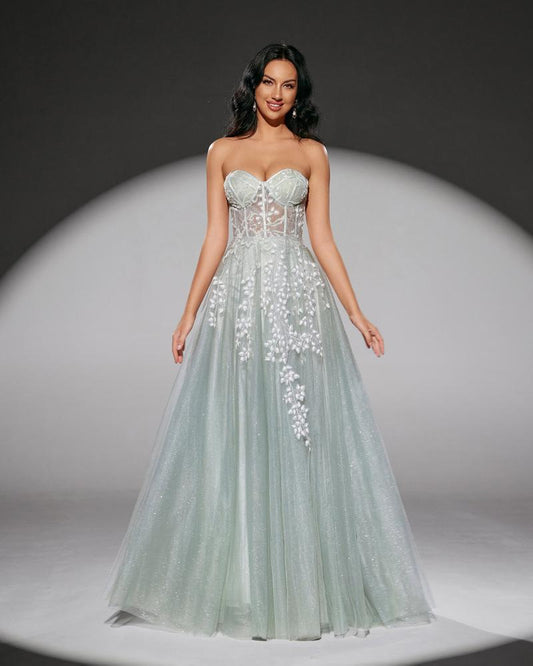 JMT-236298 Elegant Green Women's Dress - Model SH0214