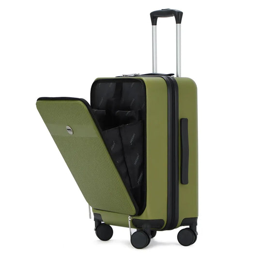 JMT-237258 Lightweight 20-inch ABS and PC Hard Shell Trolley Suitcase for Travel