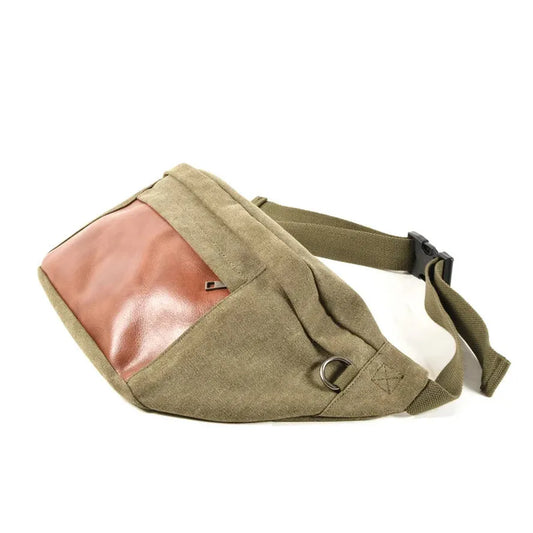 JMT-238410 Large Capacity Canvas Chest Bag for Outdoor Hiking and Sports