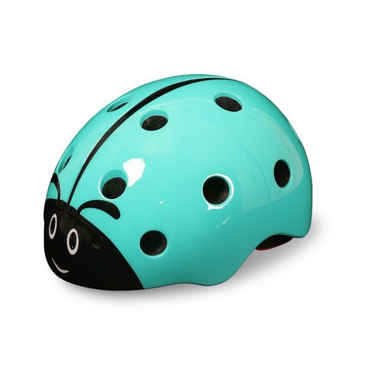 JMT-257994 Adjustable Kids' Ladybug Bicycle Safety Helmet for Fun and Secure Rides
