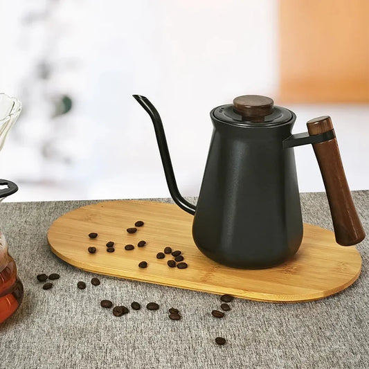 JMT-264650 304 Stainless Steel Hexagonal Design Pour Over Coffee Kettle with Slender Spout