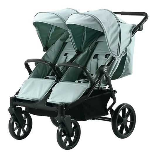 JMT-269130 Terrain Double Stroller for Newborn and Toddler | Compatible with Major Infant Car Seat Brands