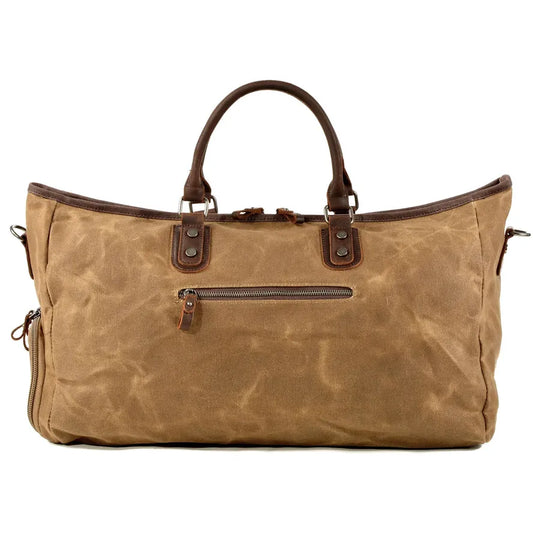 JMT-270538 Spacious Waterproof Canvas Travel Duffle Bag for Leisure and Everyday Use