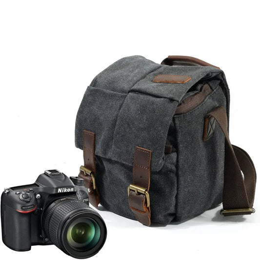 JMT-270666 Waterproof Retro Crossbody Bag for Micro SLR Photography - Ideal for Men and Women