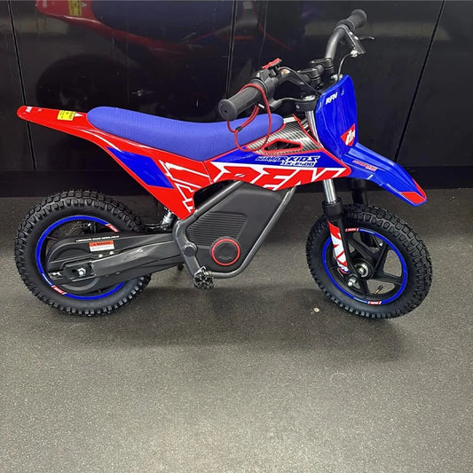 JMT-278794 Apollo RNF Electric Dirt Bike for Kids - Models SX-E150, E350, and E500 with Steel Fork Material , Top Speed 27.9 mph