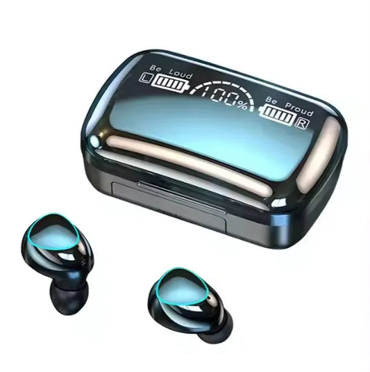 JMT-305546 Wireless HiFi Stereo Earbuds with Powerbank and LED Display - Waterproof Bluetooth Earphones