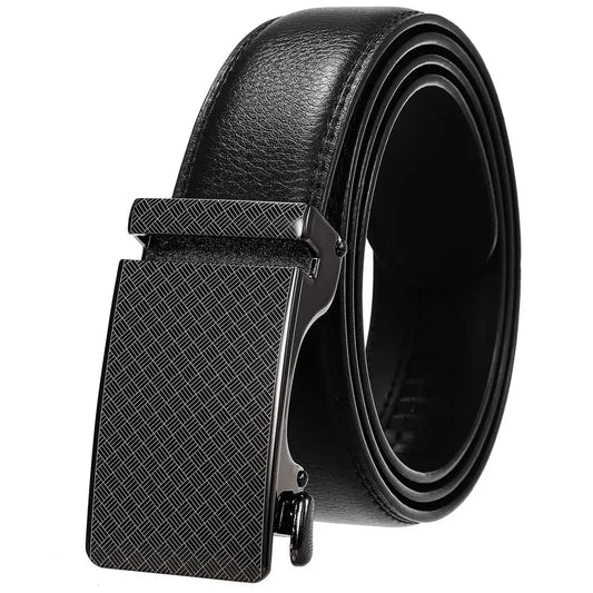 JMT-308106 Personalized Leather Cowhide Belt for Men with Adjustable Buckle