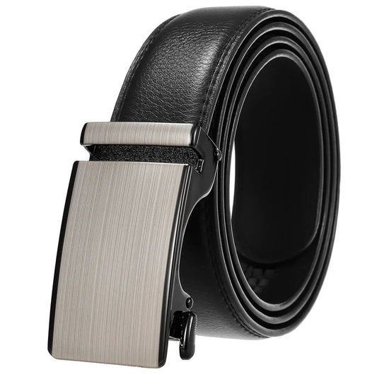 JMT-308106 Personalized Leather Cowhide Belt for Men with Adjustable Buckle