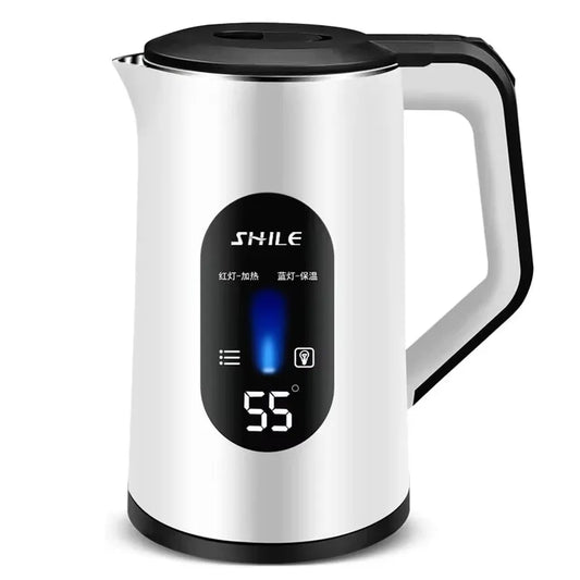 JMT-313226 1500W Stainless Steel Electric Kettle with 3.0L Capacity and Automatic Shut-Off for Home and Outdoor Use